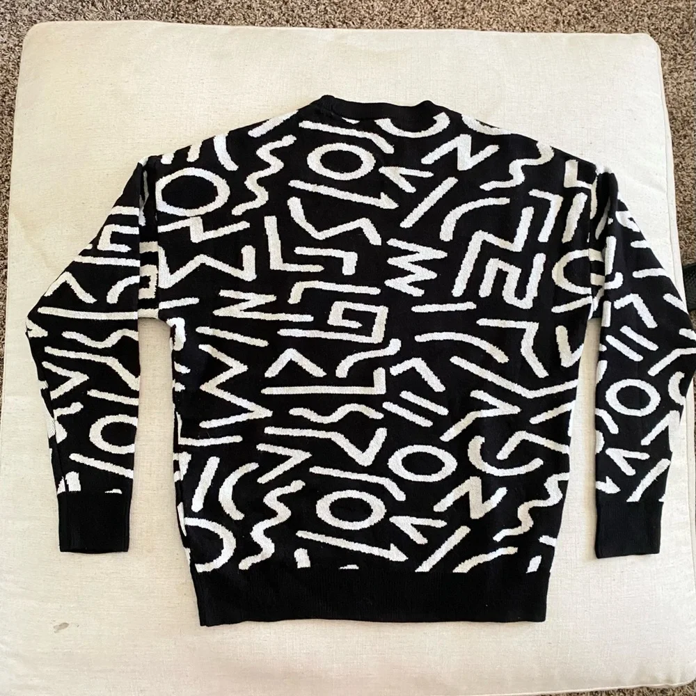 ZARA Geometric Jacquard Sweater Size S - Picture 4 of 6